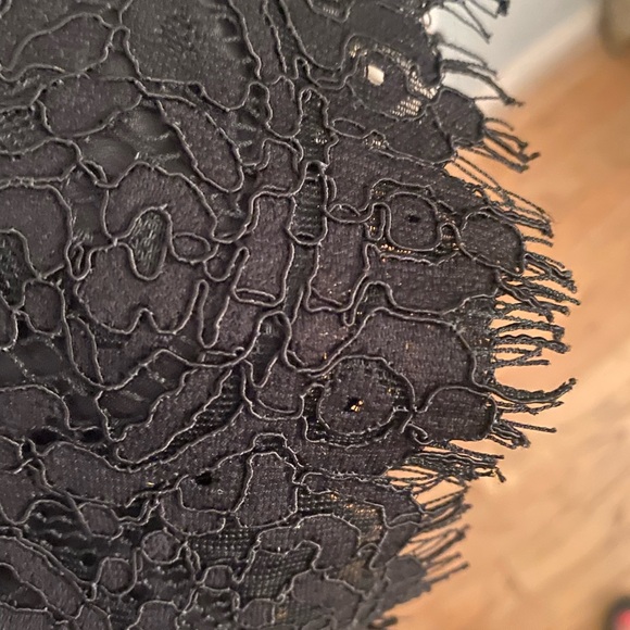 J. Crew Black Lace Straight Leg Pants - Picture 1 of 4